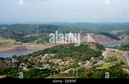 Centennial Bridge aus der Luft Stockfoto