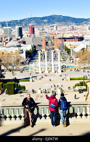Stadtbild. Barcelona, Katalonien, Spanien. Stockfoto