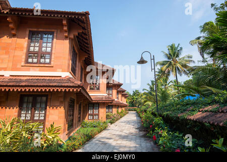 Das Eastend Lakesong Resort in Kumarakom, Kerala Indien Stockfoto