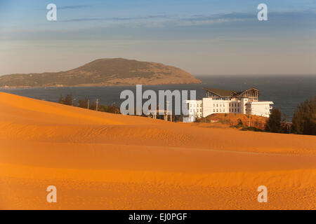 rot, Asien, außen, Dünen, Landschaft, Mui, Natur, Ne, Sand, Dünen, sand, Wüste, Süd-Ost-Asien, Vietnam, Wüste, Landschaft Stockfoto