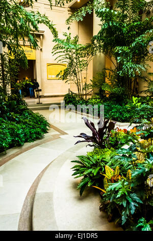 Garten in der National Gallery of Art, Washington, DC. Stockfoto