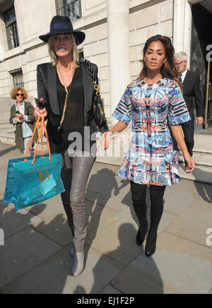 LFW s/s 2015 - Temperley - Ankünfte mit: Nicole Scherzinger Where: London, Vereinigtes Königreich bei: 14 Sep 2014 Stockfoto