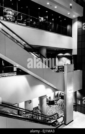 Das Innere des JW Marriott, in Washington, DC. Stockfoto