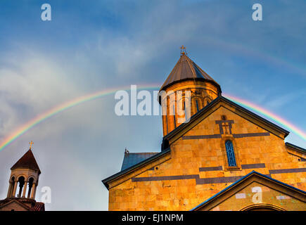 Samtavro Kloster in Mzcheta, Georgia Land Stockfoto