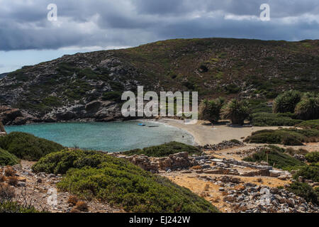 Exotische Strände - Itanos, Kreta, Griechenland Stockfoto