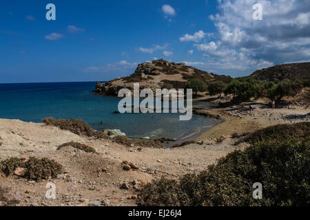 Exotische Strände - Itanos, Kreta, Griechenland Stockfoto