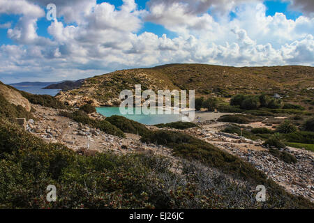 Exotische Strände - Itanos, Kreta, Griechenland Stockfoto