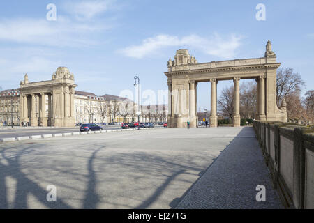 Charlottenburger Tor, Berlin, Deutschland Stockfoto