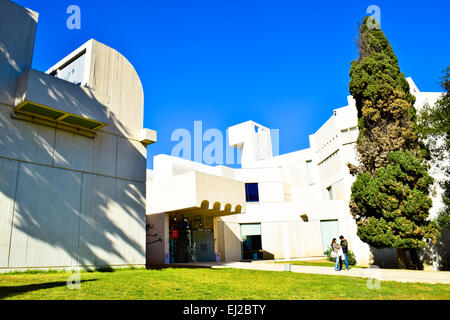 Museum, Joan Miro Stiftung. Barcelona, Katalonien, Spanien. Stockfoto
