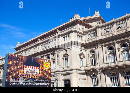 Colòn Theater. Buenos Aires, Argentinien. Stockfoto