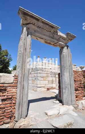 Tür in Ephesus - Türkei Stockfoto