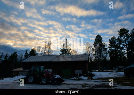 Nordschweden-Landschaft Stockfoto