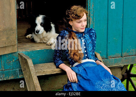 Weit davon entfernt die MADDING CROWD 2014 Fox Searchlight Film mit Carey Mulligan als Bathsheba Stockfoto