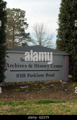 South Carolina Archives History Center Columbia Stockfoto