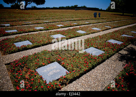 Maleme Krieg Friedhof in Maleme auf Kreta, Griechenland. Stockfoto