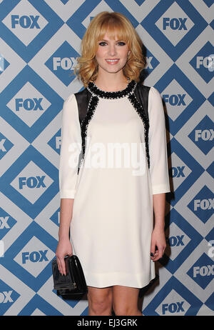 FOX Winter TCA Press Tour Party im Langham Huntington Hotels - Ankünfte mit: Claudia Lee Where: Los Angeles, California, Vereinigte Staaten von Amerika bei: 13. Januar 2014 Stockfoto