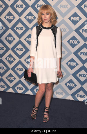 FOX Winter TCA Press Tour Party im Langham Huntington Hotels - Ankünfte mit: Claudia Lee Where: Los Angeles, California, Vereinigte Staaten von Amerika bei: 13. Januar 2014 Stockfoto