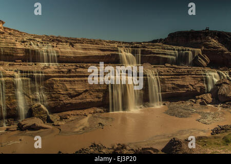 Grand Falls in Arizona Stockfoto