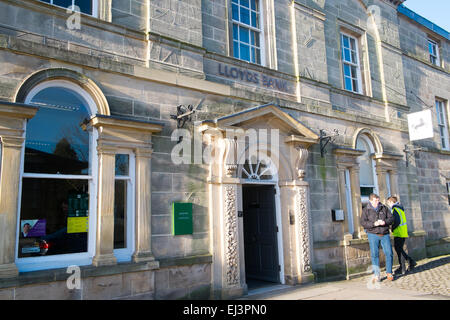 Filiale der Lloyds Bank in ashbourne, Derbyshire, England, Großbritannien Stockfoto