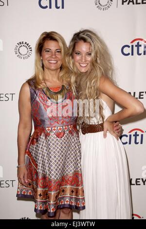 Prominente besuchen 2014 PaleyFest Herbst Flashback: The Facts Of Life 35th Anniversary Reunion im Paley Center für Medien mit: Lisa Whelchel, Clancy Cauble wo: Los Angeles, California, Vereinigte Staaten von Amerika als: 15 Sep 2014 Stockfoto