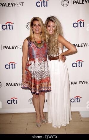 Prominente besuchen 2014 PaleyFest Herbst Flashback: The Facts Of Life 35th Anniversary Reunion im Paley Center für Medien mit: Lisa Whelchel, Clancy Cauble wo: Los Angeles, California, Vereinigte Staaten von Amerika als: 15 Sep 2014 Stockfoto