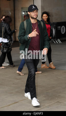 Douglas Booth abgebildet auf Radio 1 Featuring: Douglas Booth wo: London, Vereinigtes Königreich: 16 Sep 2014 Stockfoto