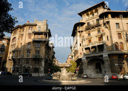 Coppedè Bezirk in Rom Italien Stockfoto