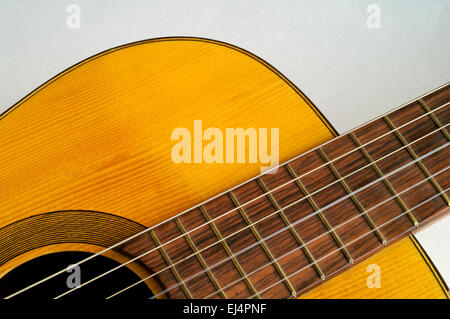 Klassische Gitarre closeup Stockfoto