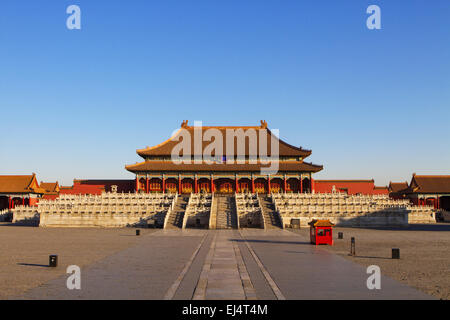 Halle der höchsten Harmonie, Verbotene Stadt, Peking, China Stockfoto