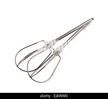 Paar manuelle Handmixer Egg beater Stockfoto