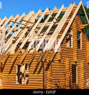 Haus aus Holz Stockfoto