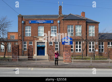 Saltley School, Birmingham.  Trojanisches Pferd Stockfoto