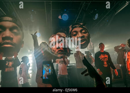 Rae Sremmurd ist eine US-amerikanische Hip-Hop-Duo Rae Sremmurd und special Guest bei SXSW 2015 live zu spielen. Im Hype Hotel in Austin Texas USA am Samstag, März 21 01:00-02:00. Stockfoto