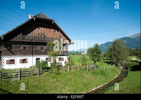 Aberseer Heimatmuseum Lipphaus Bei Strobl bin Wolfgangsee, Salzkammergut, Österreich Stockfoto