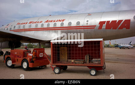 Lockheed L-049 Constellation TWA Stockfoto