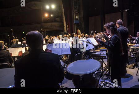 Nationalorchester Präsidenten der Ukraine. 21. März 2015. 21. März 2015 in Kiew statt 14 internationales jazz-Festival "Einheit" © Igor Golovniov/ZUMA Draht/Alamy Live News Stockfoto