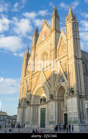Kathedrale von Orvieto, Orvieto, Umbrien, Italien Stockfoto