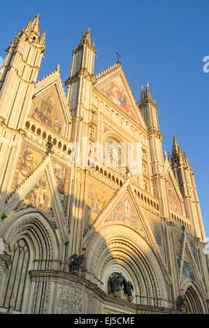 Kathedrale von Orvieto, Orvieto, Umbrien, Italien Stockfoto