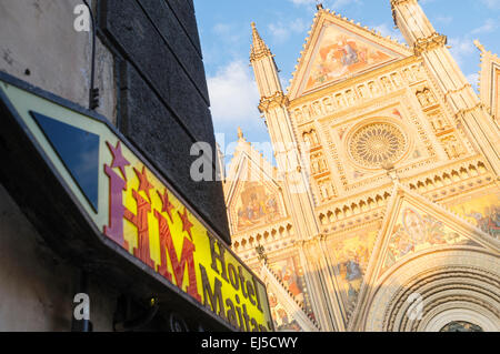 Kathedrale von Orvieto, Orvieto, Umbrien, Italien Stockfoto