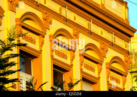 Koloniale Architektur Detail, zentrale Asuncion, Paraguay Stockfoto