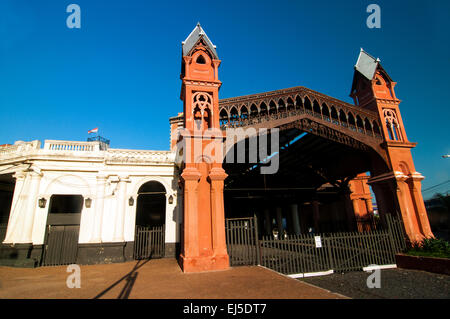 Estacion Central del Ferrocarril Museum oder Railway Station Museum, Central Asuncion, Paraguay Stockfoto