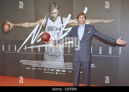 Premiere von Dirk Nowitzki Basketball-Film Der Realityformate Wurf am Cinedom Kino Featuring: Dirk Nowitzki wo: Köln, Deutschland: 16 Sep 2014 Stockfoto