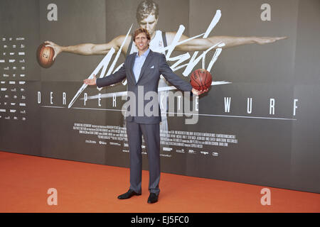 Premiere von Dirk Nowitzki Basketball-Film Der Realityformate Wurf am Cinedom Kino Featuring: Dirk Nowitzki wo: Köln, Deutschland: 16 Sep 2014 Stockfoto