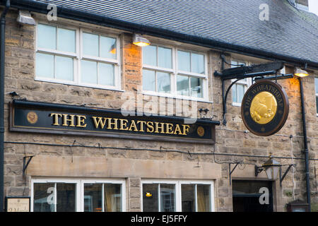 The Wheatsheaf Pub in Bakewell, Derbyshire, England, Vereinigtes Königreich Stockfoto