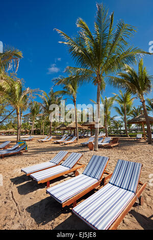 Strand in Vinpearl Resort, Insel Phu Quoc, Vietnam. Stockfoto