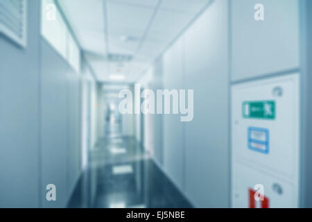 Gemeinsame allgemeine Büro-und Geschäftshaus innere Unschärfe Hintergrund Stockfoto