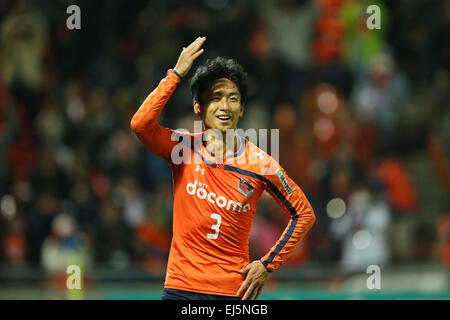 Hiroyuki Komoto (Ardija), 21. März 2015 - Fußball /Soccer: 2015 J2 League match zwischen Omiya Ardija 2-1 Kyoto Sanga im Nack5 Stadion Omiya, Saitama, Japan.  (Foto von YUTAKA/AFLO SPORT) [1040] Stockfoto