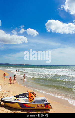 Strand in der Nähe von Mui Ne, Provinz Binh Thuan, Vietnam. Stockfoto