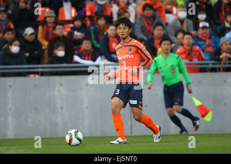 Hiroyuki Komoto (Ardija), 21. März 2015 - Fußball /Soccer: 2015 J2 League match zwischen Omiya Ardija 2-1 Kyoto Sanga im Nack5 Stadion Omiya, Saitama, Japan.  (Foto von YUTAKA/AFLO SPORT) [1040] Stockfoto