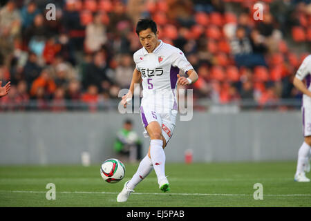 Kim Nam-Il (Sanga), 21. März 2015 - Fußball /Soccer: 2015 J2 League match zwischen Omiya Ardija 2-1 Kyoto Sanga im Nack5 Stadion Omiya, Saitama, Japan.  (Foto von YUTAKA/AFLO SPORT) [1040] Stockfoto